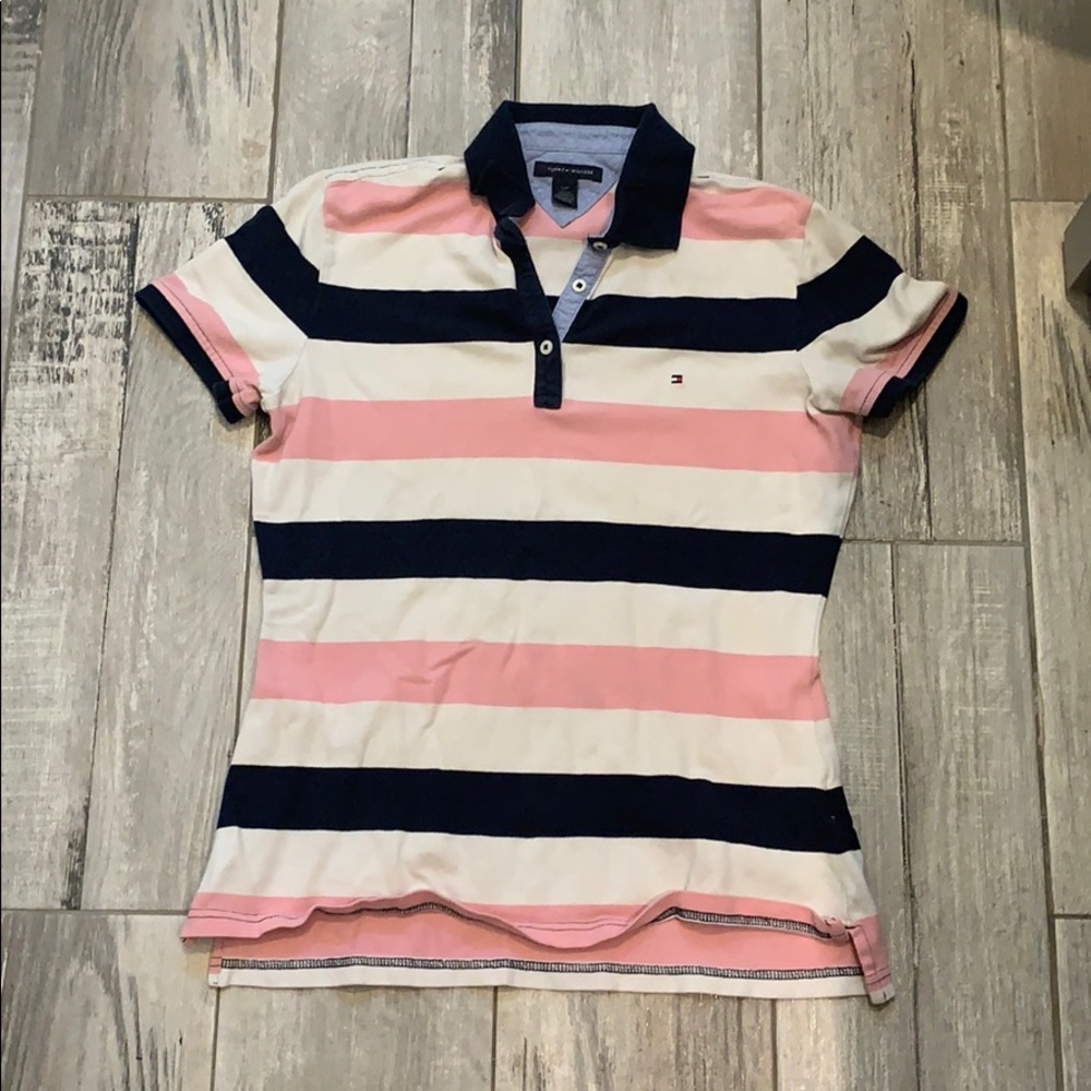 Tommy Hilfiger striped polo size S
